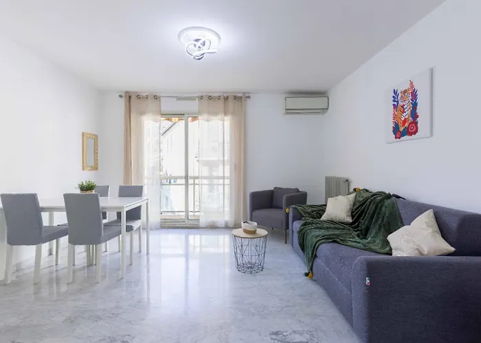 Paradis De Nissa - Central, Balcon, Clim, 15Mn Palais&Plage